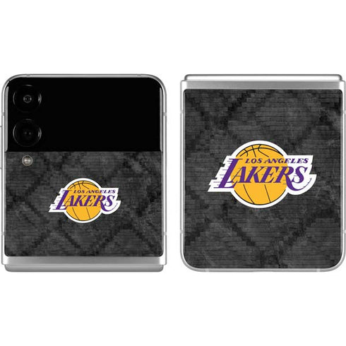 NBA Los Angeles Lakers Dark Rust Galaxy Z Flip4 5G Skin