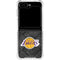 NBA Los Angeles Lakers Dark Rust Galaxy Z Flip5 5G Clear Case