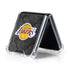 NBA Los Angeles Lakers Dark Rust Galaxy Z Flip5 5G Clear Case