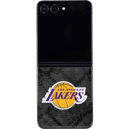 NBA Los Angeles Lakers Dark Rust Galaxy Z Flip5 5G Skin