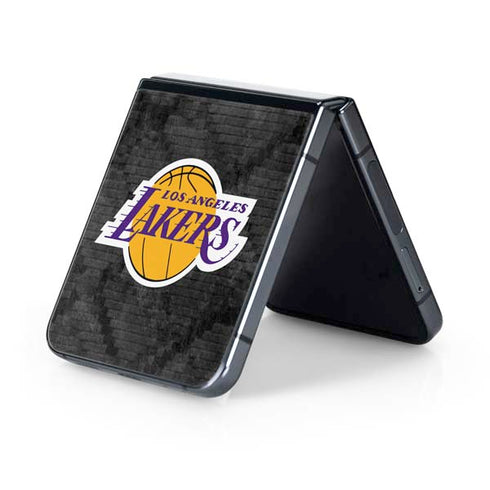 NBA Los Angeles Lakers Dark Rust Galaxy Z Flip5 5G Skin