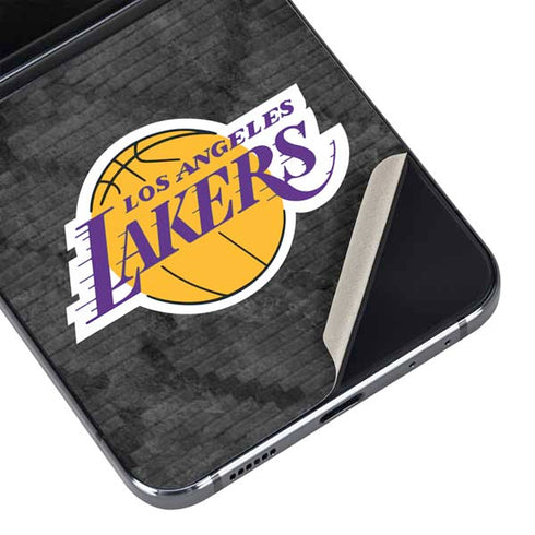 NBA Los Angeles Lakers Dark Rust Galaxy Z Flip5 5G Skin