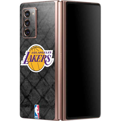 NBA Los Angeles Lakers Dark Rust Galaxy Z Fold2 5G Skin