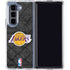 NBA Los Angeles Lakers Dark Rust Galaxy Z Fold5 5G Clear Case
