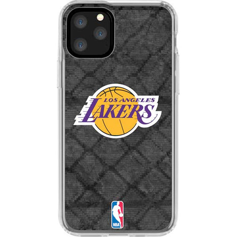 NBA Los Angeles Lakers Dark Rust iPhone 11 Pro Clear Case
