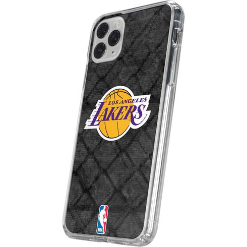 NBA Los Angeles Lakers Dark Rust iPhone 11 Pro Clear Case