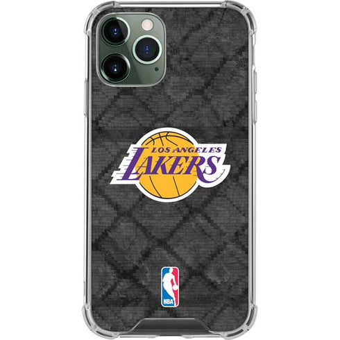NBA Los Angeles Lakers Dark Rust iPhone 11 Pro Max Clear Case