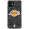 NBA Los Angeles Lakers Dark Rust iPhone 12 Clear Case