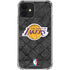 NBA Los Angeles Lakers Dark Rust iPhone 12 Clear Case