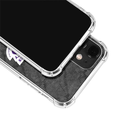 NBA Los Angeles Lakers Dark Rust iPhone 12 Clear Case