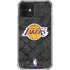 NBA Los Angeles Lakers Dark Rust iPhone 12 Mini Clear Case