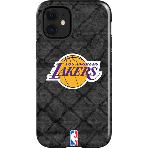 NBA Los Angeles Lakers Dark Rust iPhone 12 Mini Impact Case