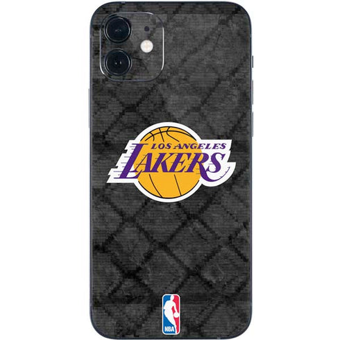 NBA Los Angeles Lakers Dark Rust iPhone 12 Mini Skin