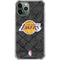 NBA Los Angeles Lakers Dark Rust iPhone 12 Pro Clear Case