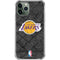 NBA Los Angeles Lakers Dark Rust iPhone 12 Pro Max Clear Case