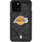 NBA Los Angeles Lakers Dark Rust iPhone 12 Pro Max Waterproof Case
