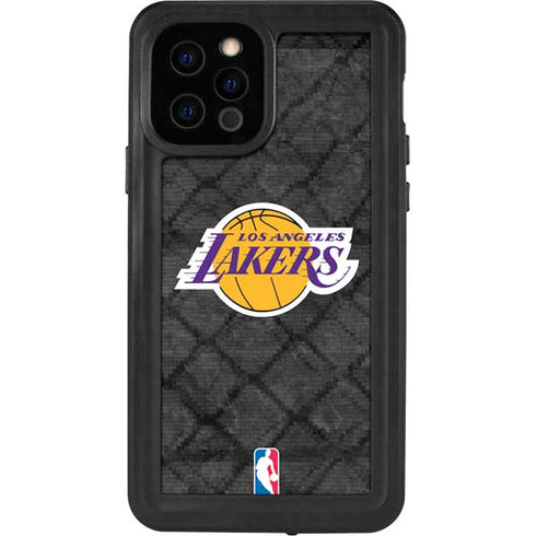 NBA Los Angeles Lakers Dark Rust iPhone 12 Pro Waterproof Case