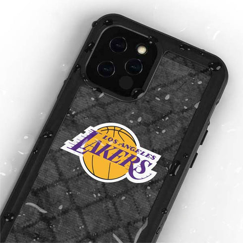 NBA Los Angeles Lakers Dark Rust iPhone 12 Pro Waterproof Case