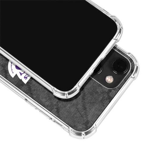 NBA Los Angeles Lakers Dark Rust iPhone 13 Mini Clear Case