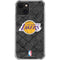 NBA Los Angeles Lakers Dark Rust iPhone 13 Mini Clear Case
