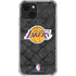 NBA Los Angeles Lakers Dark Rust iPhone 13 Mini Clear Case