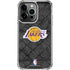 NBA Los Angeles Lakers Dark Rust iPhone 13 Pro Clear Case