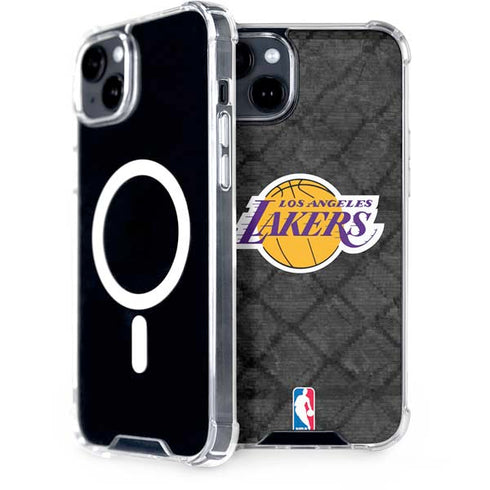 NBA Los Angeles Lakers Dark Rust iPhone 14 MagSafe Case