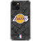 NBA Los Angeles Lakers Dark Rust iPhone 14 Plus Clear Case
