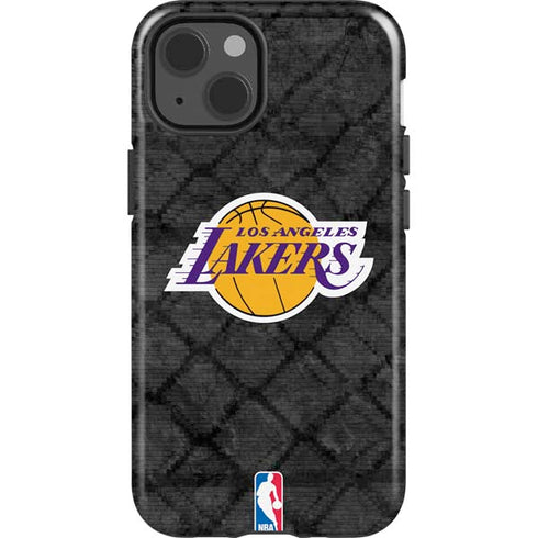 NBA Los Angeles Lakers Dark Rust iPhone 15 Impact Case