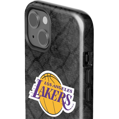 NBA Los Angeles Lakers Dark Rust iPhone 15 Impact Case