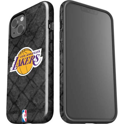 NBA Los Angeles Lakers Dark Rust iPhone 15 Impact Case