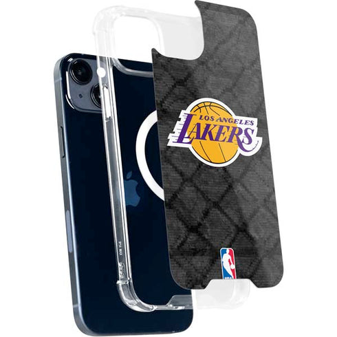 NBA Los Angeles Lakers Dark Rust iPhone 14 Plus MagSafe Case
