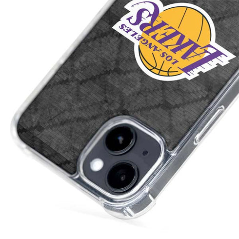 NBA Los Angeles Lakers Dark Rust iPhone 15 Plus MagSafe Case