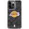 NBA Los Angeles Lakers Dark Rust iPhone 15 Pro Clear Case