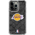 NBA Los Angeles Lakers Dark Rust iPhone 15 Pro Clear Case