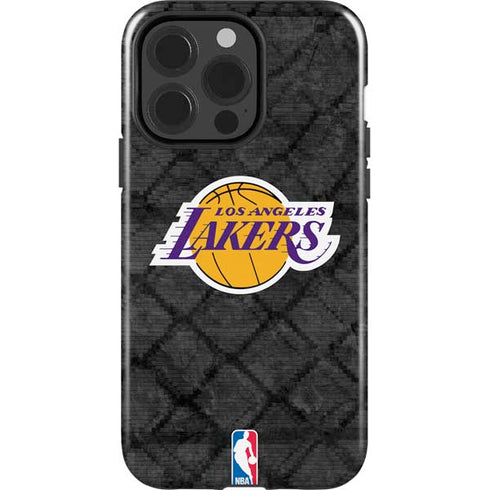 NBA Los Angeles Lakers Dark Rust iPhone 15 Pro Impact Case