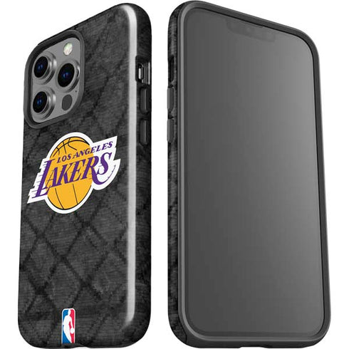 NBA Los Angeles Lakers Dark Rust iPhone 14 Pro Impact Case