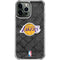 NBA Los Angeles Lakers Dark Rust iPhone 14 Pro Max Clear Case
