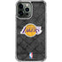 NBA Los Angeles Lakers Dark Rust iPhone 14 Pro Max Clear Case