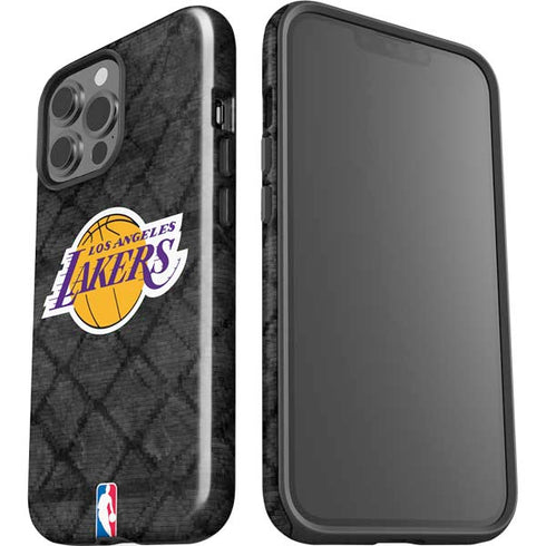 NBA Los Angeles Lakers Dark Rust iPhone 14 Pro Max Impact Case