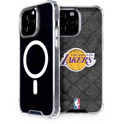 NBA Los Angeles Lakers Dark Rust iPhone 14 Pro Max MagSafe Case