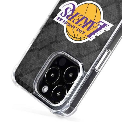 NBA Los Angeles Lakers Dark Rust iPhone 15 Pro Max MagSafe Case