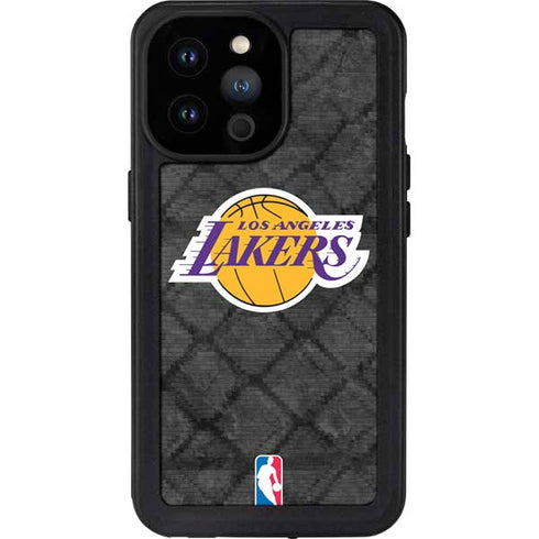NBA Los Angeles Lakers Dark Rust iPhone 14 Pro Max Waterproof Case