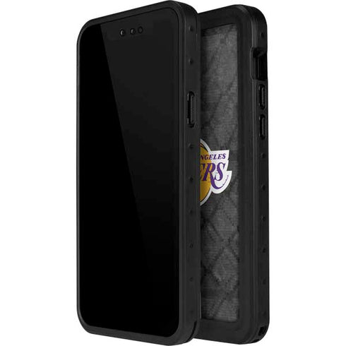 NBA Los Angeles Lakers Dark Rust iPhone 14 Pro Max Waterproof Case