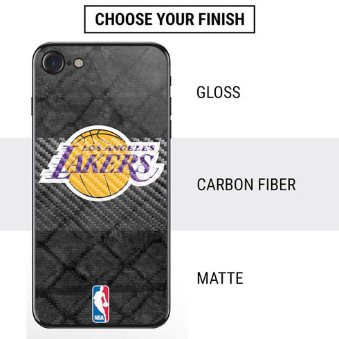 NBA Los Angeles Lakers Dark Rust iPhone SE (2nd & 3rd Gen) Skin