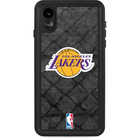 NBA Los Angeles Lakers Dark Rust iPhone XR Waterproof Case