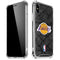 NBA Los Angeles Lakers Dark Rust iPhone XS Max Clear Case