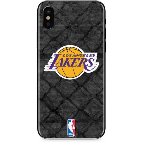 NBA Los Angeles Lakers Dark Rust iPhone XS Skin