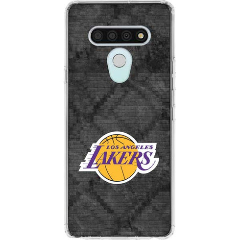 NBA Los Angeles Lakers Dark Rust LG Stylo 6 Clear Case