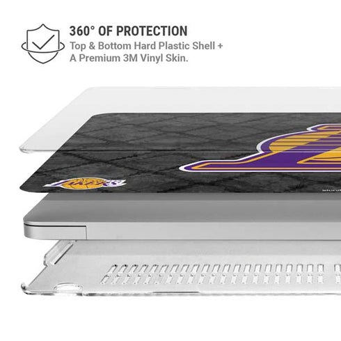 NBA Los Angeles Lakers Dark Rust MacBook Air 13in M1 (2021) Case plus Skin